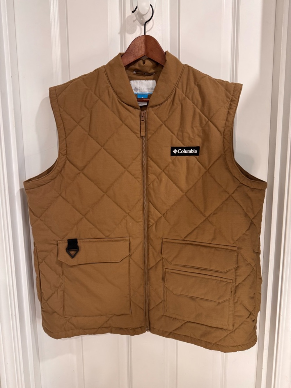 Columbia Quilted Utility Vest - Tan